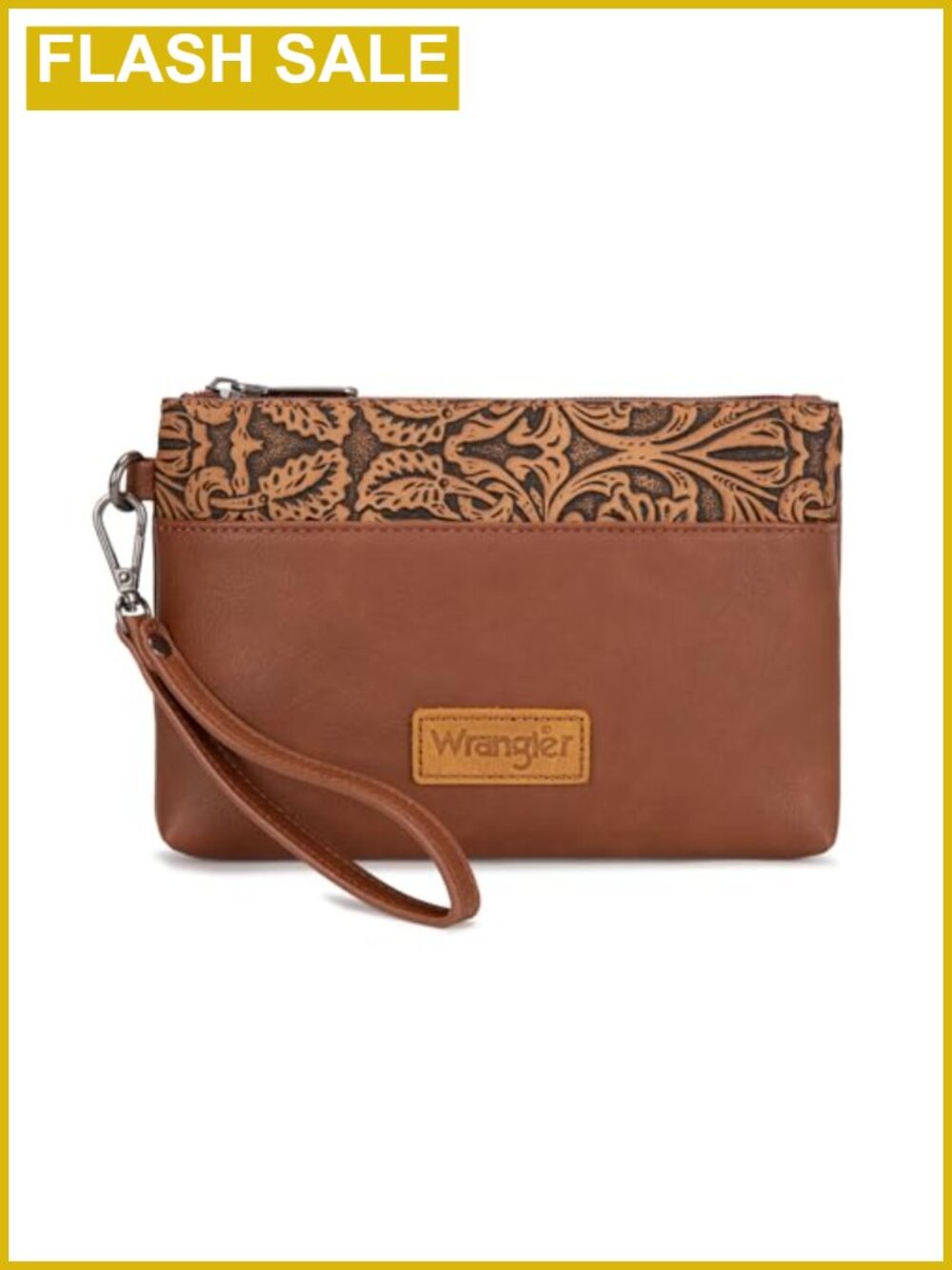 Wristlet Wallet with Detachable Strap PU Leather Clutch Card Holder